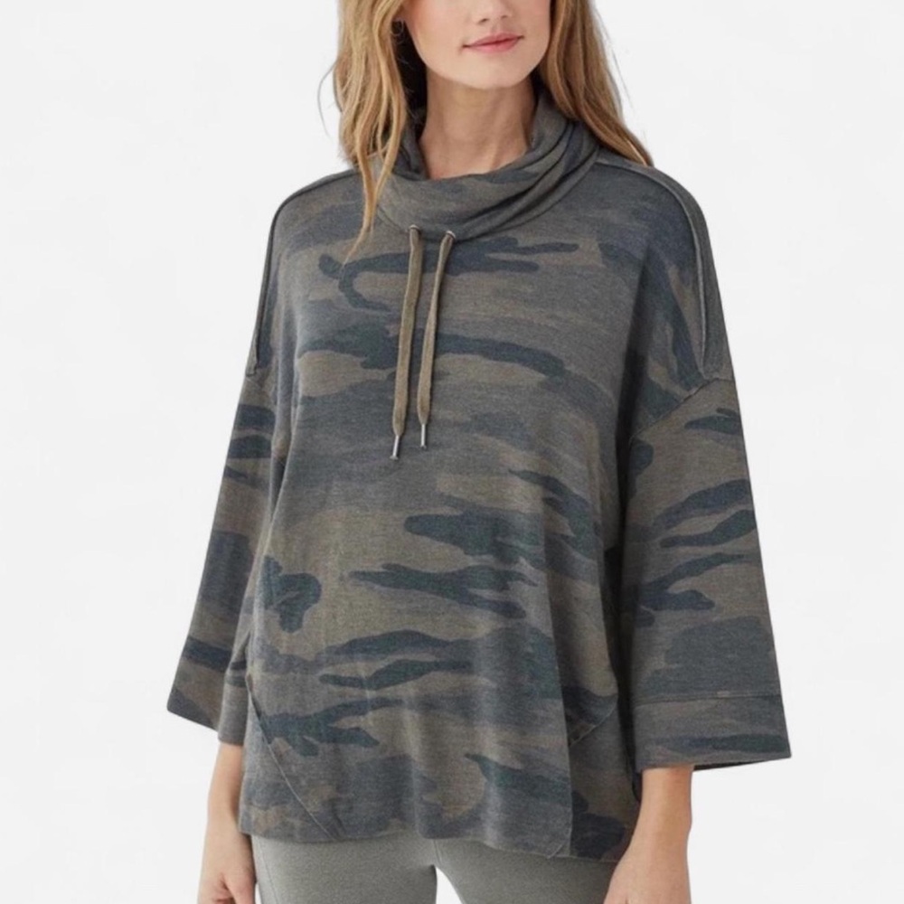 Splendid Camo Sweater - Maternity